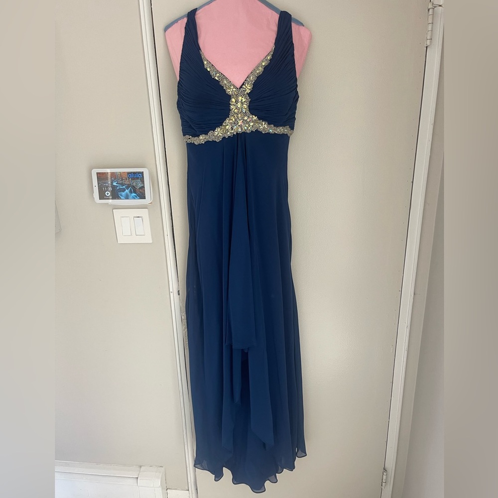 Fabian’s Navy Blue Dress.